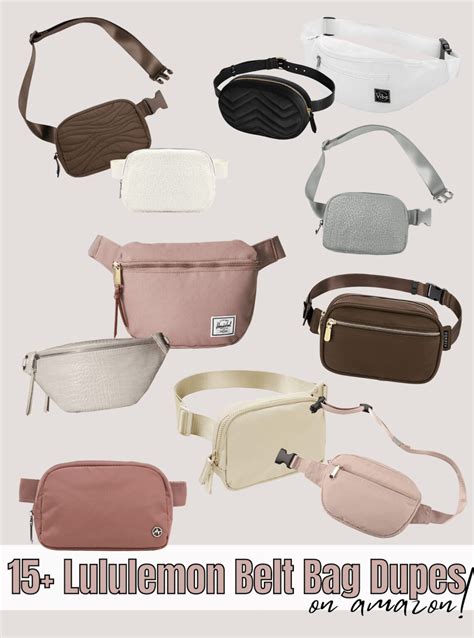 everyday belt bag dupe|lululemon wanderlust bag dupe.